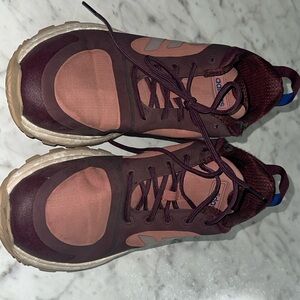 Pink and Maroon Adidas Cloudfoam Trail Running Sneakers Women’s Size 8
